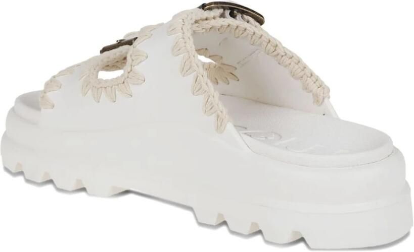 MOU Slippers Dames Eva One-piece Slide Two-buckles Maat: 41 Materiaal: Rubber Kleur: Wit - Foto 8