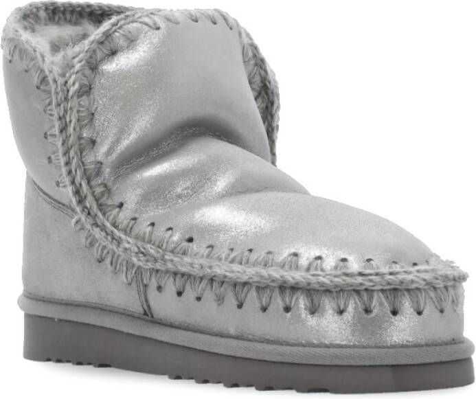 Mou Zilveren Schapenvacht Winterlaarzen Gray Dames - Foto 3