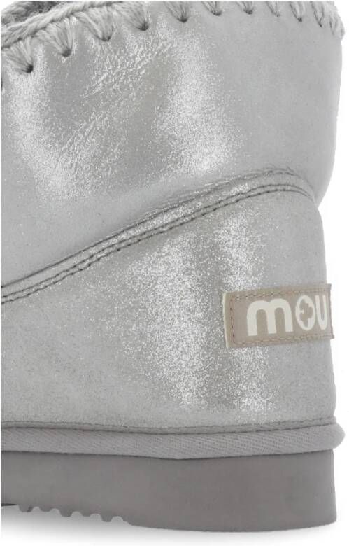 Mou Zilveren Schapenvacht Winterlaarzen Gray Dames - Foto 4