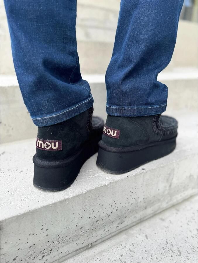 Mou Zwarte Mini Eskimo Platformlaarzen Black Dames - Foto 3