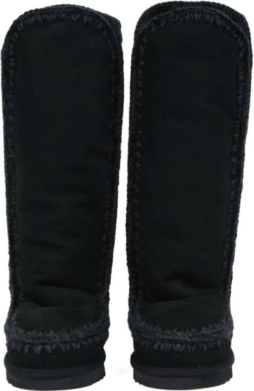 Mou Zwarte Suède Eskimo Laarzen Black Dames - Foto 3