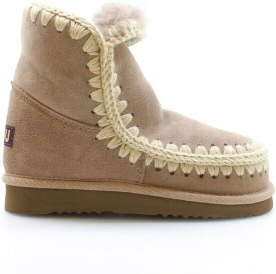 MOU Vachtlaarzen Dames Eskimo 18 Glitter Logo Maat: 40 Materiaal: Suède Kleur: Taupe - Foto 11