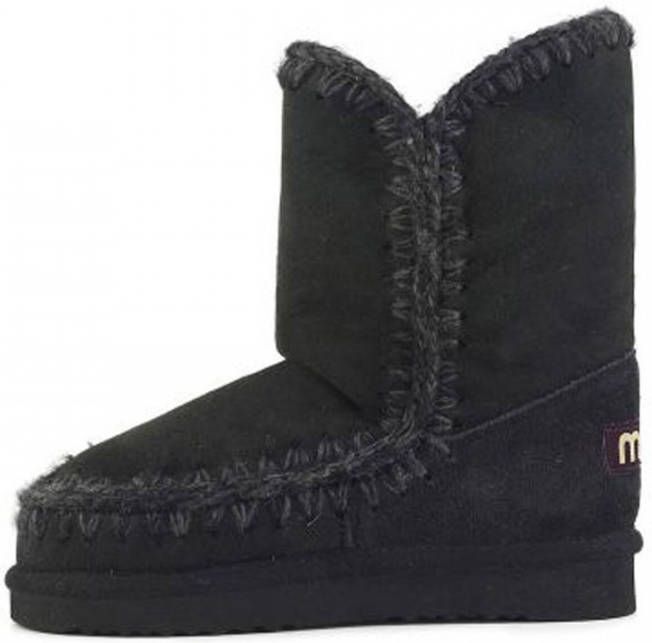 MOU Vachtlaarzen Dames Eskimo 18 Glitter Logo Maat: 36 Materiaal: Suède Kleur: Zwart - Foto 17