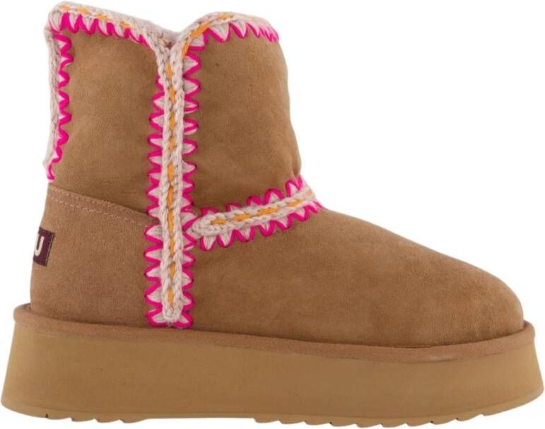 Mou Platformlaars voor dames Brown Dames