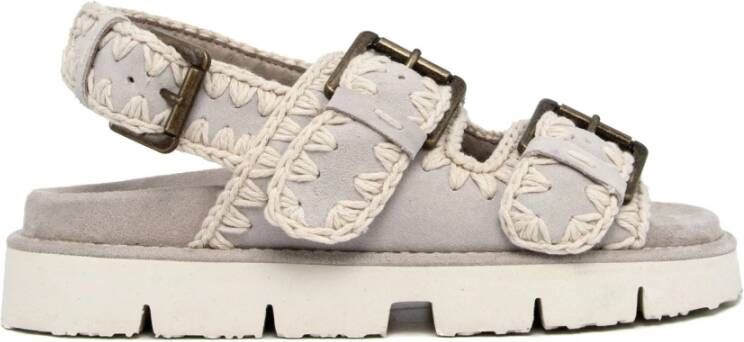 MOU Dames New Bio 02 Maat: 39 Materiaal: Suède Kleur: Taupe - Foto 4