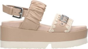 Mou Platte sandalen Beige Dames