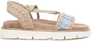 Mou Platte sandalen Beige Dames