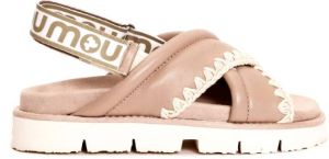 Mou Platte sandalen Beige Dames