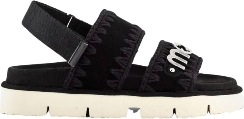 Mou Platte sandalen Zwart Dames