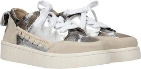 Mou Python Print Leren Sneakers