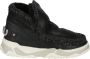 Mou Zwarte Slip-on Sneakers met Rhinestone Logo Zwart Dames - Thumbnail 4