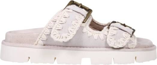 MOU Slippers Dames New Bio Maat: 41 Materiaal: Suède Kleur: Beige - Foto 7