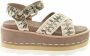 Mou Bruine Casual Damessandalen Multicolor Dames - Thumbnail 6