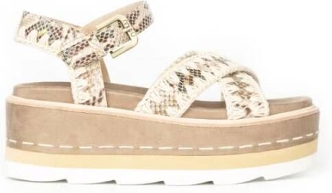 Mou Bruine Casual Damessandalen Multicolor Dames