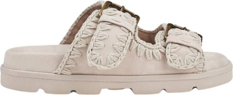 Mou Sliders Beige Dames