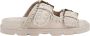 Mou Monochromatische Sandaal met Gehaakte Details Beige Dames - Thumbnail 4