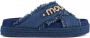 Mou Denim sandaal met kruissteek Blue Dames - Thumbnail 10