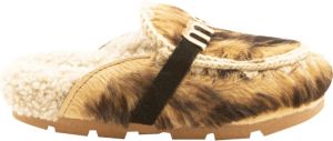 Mou Slippers Beige Dames