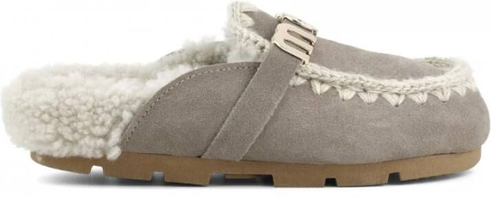Mou Slippers Grijs Dames