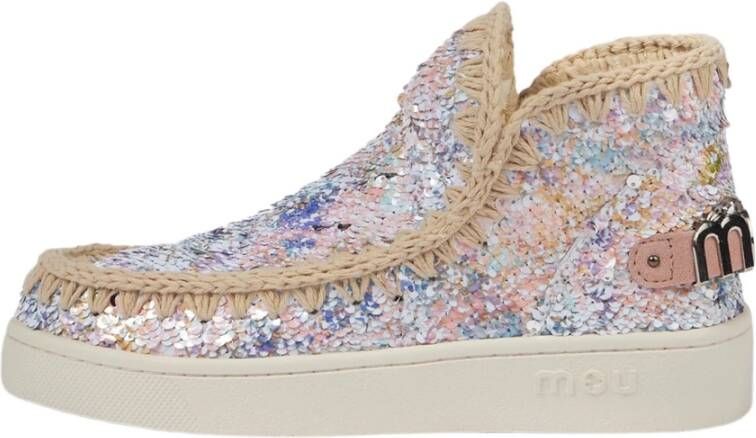 Mou Zomer Eskimo Bedrukte Paillet Sneaker Multicolor Dames - Foto 4
