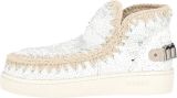 Mou Witte platte schoenen met paillettenzool - Wit