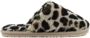 Mou Stijlvolle Leren Pantoffels Beige Dames - Thumbnail 1
