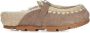 Mou Beige Sandalen met Schapenvacht Voering Beige Dames - Thumbnail 3