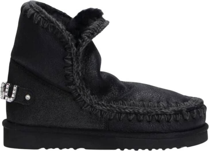 Mou Zwarte Eskimo-laarzen met steendecoraties Black Dames - Foto 10