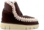 Mou Suède Shearling Enkellaarzen - Thumbnail 1