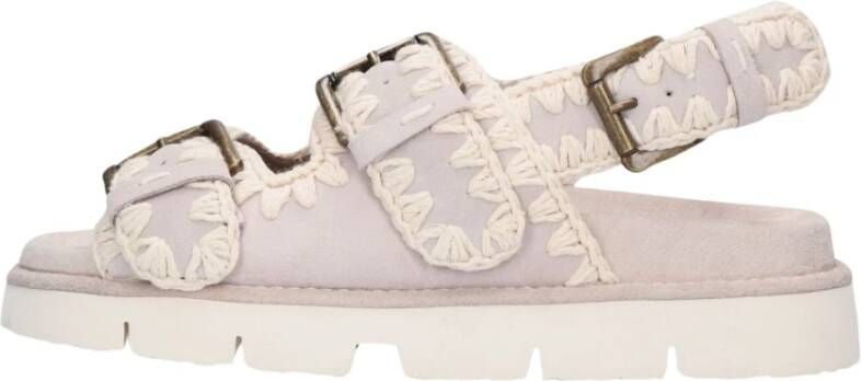 MOU Dames New Bio 02 Maat: 39 Materiaal: Suède Kleur: Taupe - Foto 2