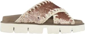 Mou Teenslippers & Sliders Beige Dames