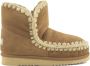 MOU Vachtlaarzen Dames Eskimo 18 Glitter Logo Maat: 37 Materiaal: Suède Kleur: Cognac - Thumbnail 3