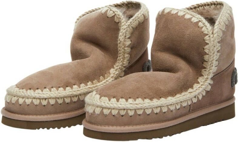 MOU Vachtlaarzen Dames Eskimo 18 Glitter Logo Maat: 39 Materiaal: Suède Kleur: Grijs - Foto 9