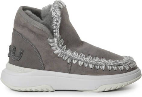 Mou Eskimo Jogger Glitter Logo Grijs Dames
