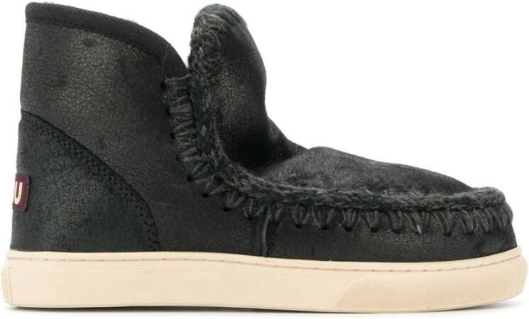 Mou Mini Eskimo enkellaarzen Zwart Dames