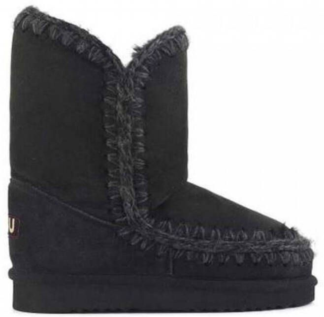 MOU Vachtlaarzen Dames Eskimo 18 Glitter Logo Maat: 36 Materiaal: Suède Kleur: Zwart - Foto 11