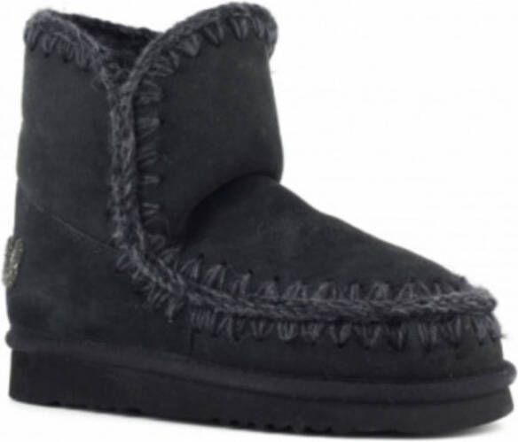 MOU Vachtlaarzen Dames Eskimo 18 Glitter Logo Maat: 36 Materiaal: Suède Kleur: Zwart - Foto 16