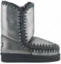 Mou Boots Black Microglitter Double-Face Sheepskin Ankle Boo in zwart - Thumbnail 4