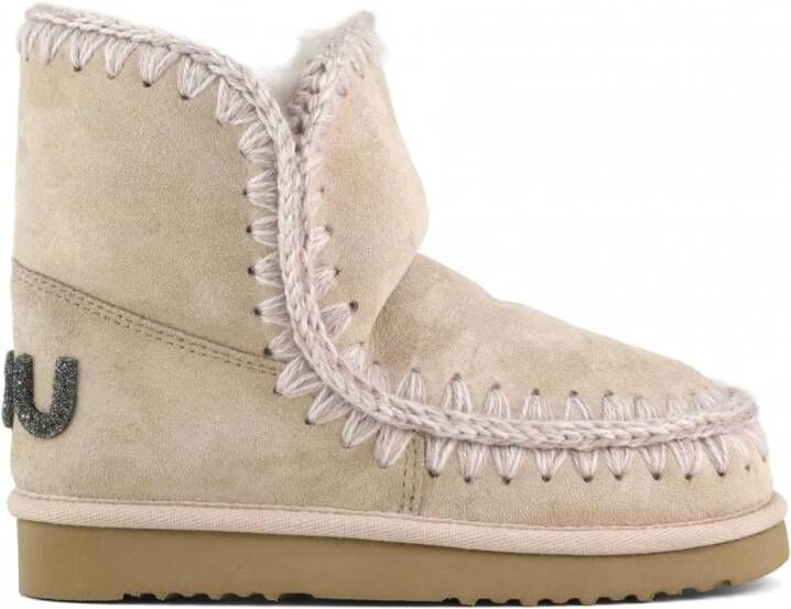 Mou Glitter Iconische Eskimo Laars Beige Dames - Foto 3