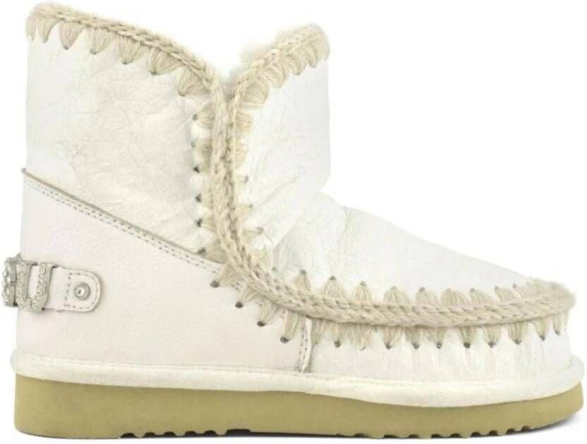 Mou Winterlaarzen Wit Dames