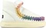 MOU Enkellaarsjes Dames Pantoffels Damesschoenen Leer Esk Bold Rainbow Wit combi - Thumbnail 1