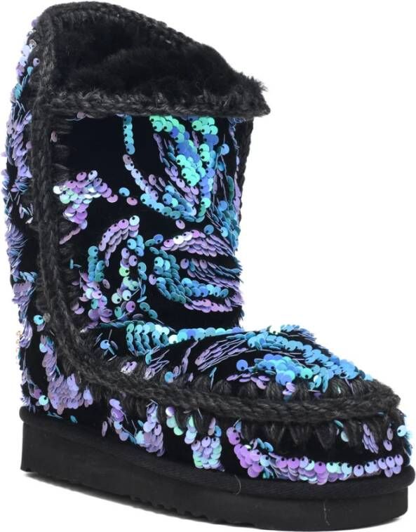Mou Winterlaarzen Zwart Dames
