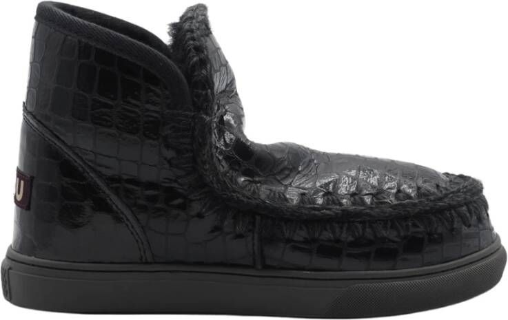 Mou Zwarte Cocco Sneaker Laarzen