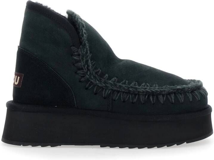 Mou Zwarte Mini Eskimo Platformlaarzen Black Dames