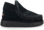 MOU Enkelboots Dames Eskimo Bounce Sneaker Maat: 39 Materiaal: Suède Kleur: Zwart - Thumbnail 3