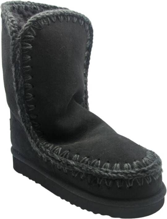 MOU Vachtlaarzen Dames Eskimo 18 Glitter Logo Maat: 36 Materiaal: Suède Kleur: Zwart - Foto 13