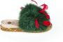 Mr&Mrs Italy Bont en Veer Sandalen Schoenen Green Dames - Thumbnail 1