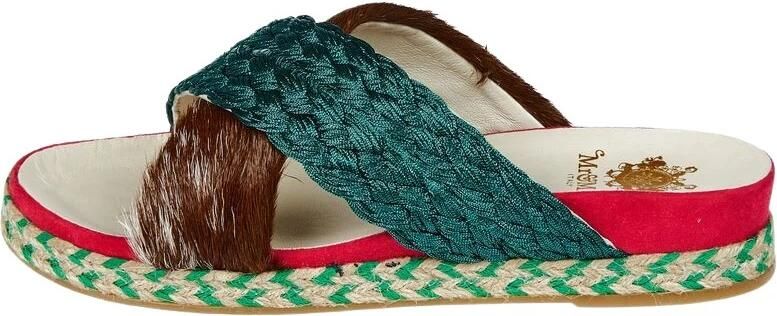 Mr&Mrs Italy Bont Sandaal Schoenen met Rubberen Zool Multicolor Dames - Foto 3