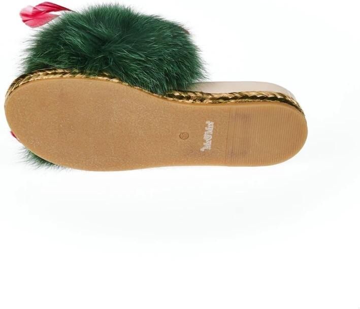 Mr&Mrs Italy Bont en Veer Sandalen Schoenen Green Dames - Foto 2