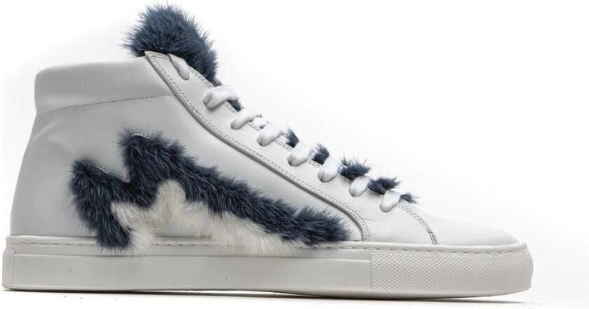 Mr&Mrs Italy Damessneaker met vetersluiting White Dames - Foto 3